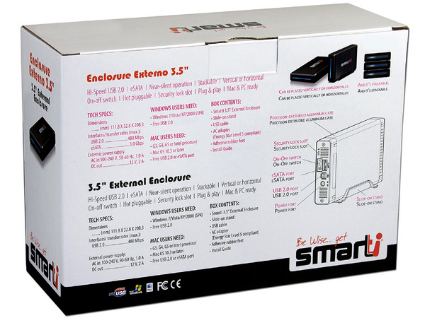 Gabinete SMARTTI para Disco Duro de 3.5