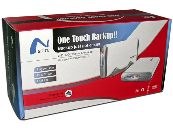 Gabinete para Disco Duro (3.5 Pulg), Convierte tu Disco Duro Interno (IDE) en un Disco Externo USB 2.0