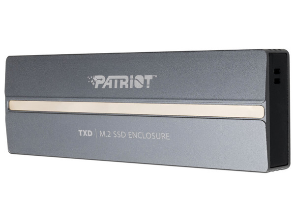 Gabinete Para SSD Patriot TXD, Compatible con SDD M.2, USB Tipo C, Color Negro.