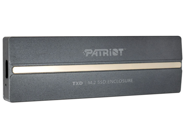 Gabinete Para SSD Patriot TXD, Compatible con SDD M.2, USB Tipo C, Color Negro.