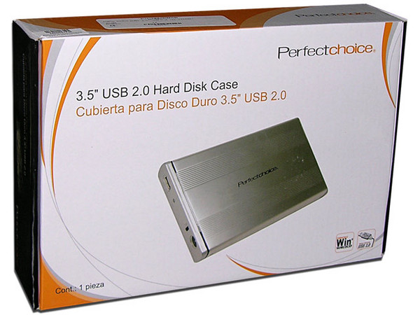 Gabinete para Disco Duro (3.5 Pulg), Convierte tu Disco Duro Interno (IDE) en un Disco Externo USB 2.0