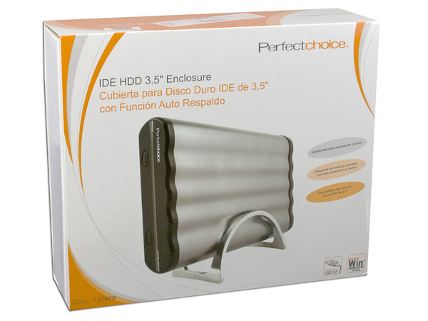 Gabinete para Disco Duro (3.5), Convierte tu Disco Duro Interno (IDE) en un Disco Externo USB 2.0