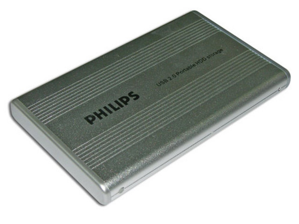 Gabinete para Disco Duro Philips, Convierte tu Disco Duro de Laptop (2.5 Pulg) en un Disco Externo USB 2.0