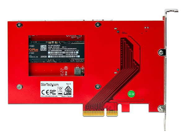 Adaptador de Host de Unidad SSD M.2 PCIe a U.3 de 2.5 StarTech.