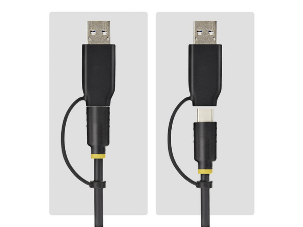 Adaptador USB StarTech 1USB3-NVME-DOCK, de USB Tipo A (C) 3.2 a NVMe M.2. Color Negro.