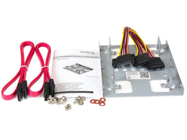 Bracket Adaptador Bandeja de Montaje 2 Unidades de Disco Duro HDD de 2.5