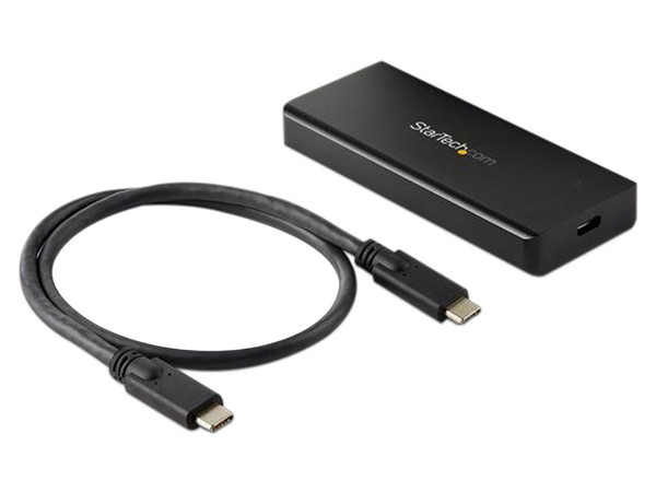 Gabinete StarTech para disco duro M.2 NVMe, convierte tu SSD (M.2 NVMe) a un SSD externo, USB-C, Color Negro.