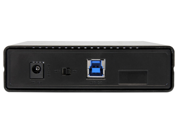 Gabinete USB 3.0 de Disco Duro SATA 3, 6Gbps de 3.5 Pulgadas Externo con UASP, Aluminio Negro