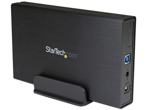 Gabinete USB 3.0 de Disco Duro SATA 3, 6Gbps de 3.5 Pulgadas Externo con UASP, Aluminio Negro