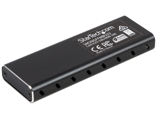Gabinete protector con Adaptador SSD M.2 SATA a USB 3.0 UASP.