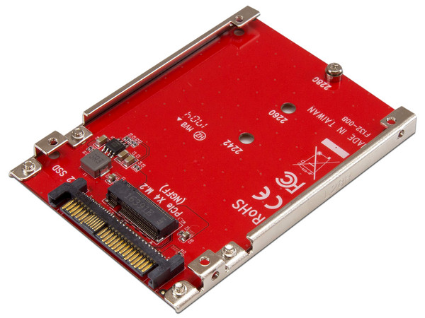 Tarjeta Adaptador PCI Express M.2 a U.2 SFF8639 para SSD NVMe M.2.