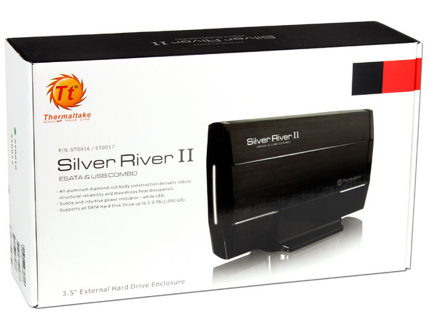 Gabinete Thermaltake Silver River II  para Disco Duro de 3.5