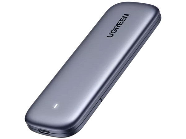Caja de Disco duro UGREEN CM400 para SSD M.2 PCIE SATA, USB 3.0. Color Gris