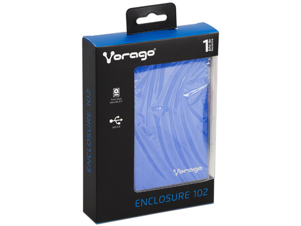 Gabinete Vorago HDD-102 para Disco Duro de 2.5