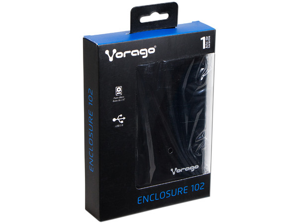 Gabinete Vorago HDD-102 para Disco Duro de 2.5