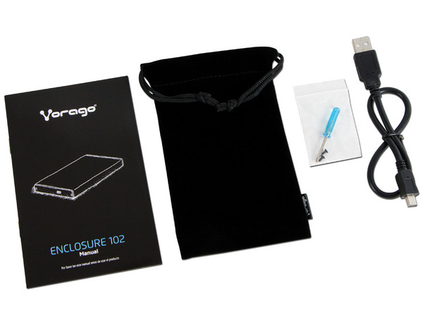Gabinete Vorago HDD-102 para Disco Duro de 2.5