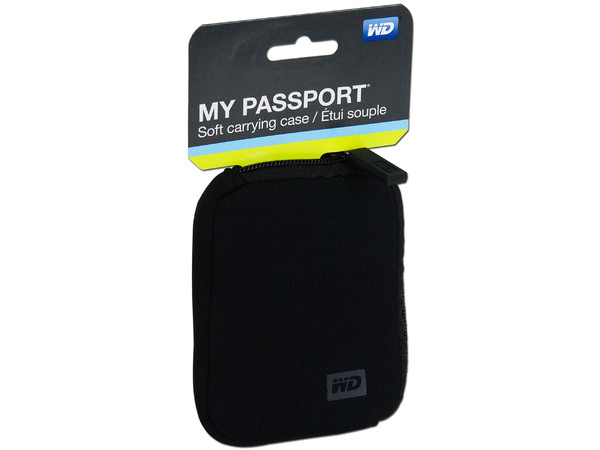 Funda Western Digital Soft Carrying Case para Disco Duro My Passport Essential, My Passport y My Passport Elite.