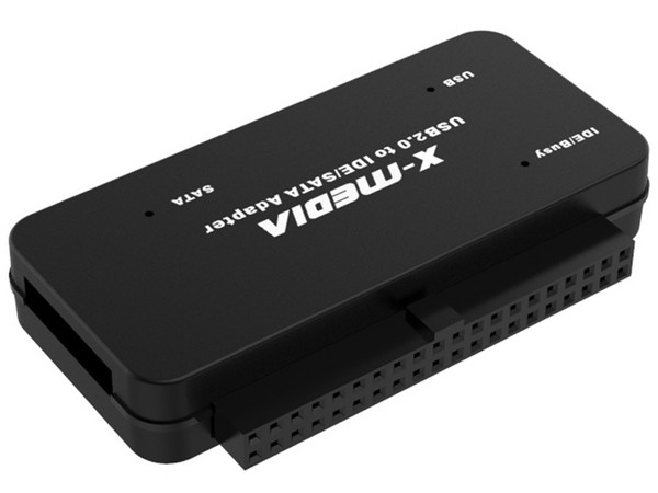 Adaptador X-Media de USB 2.0 a IDE/SATA.