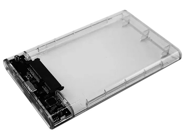Gabinete Enclosure Xcase CASE23TRANS, 2.5 Pulg, USB 3.0, acrilico transparente, 6Gbps.