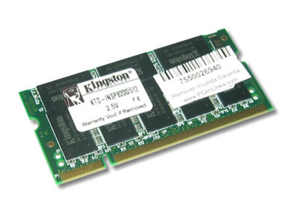 Memoria Kingston de 512MB, Modelo: KTD-INSP8200/512