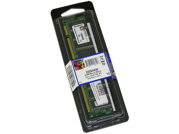 Memoria Kingston de 256MB, Modelo: D3264A30
