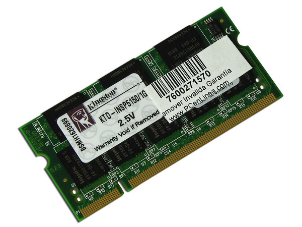 Memoria Kingston de 1GB, Modelo: KTD INSP-5150/1G