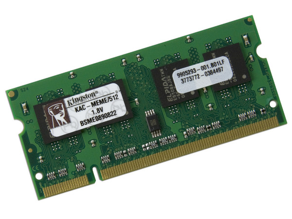Memoria Kingston de 512MB, Modelo: KAC-MEME/512