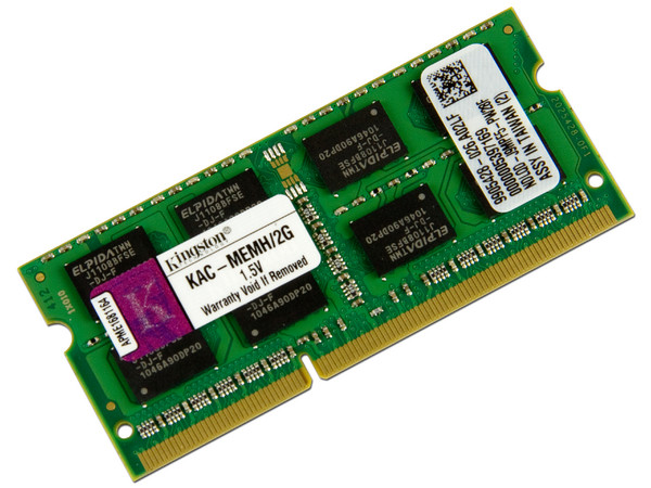 Memoria Kingston de 2GB, Modelo: KAC-MEMH/2G
