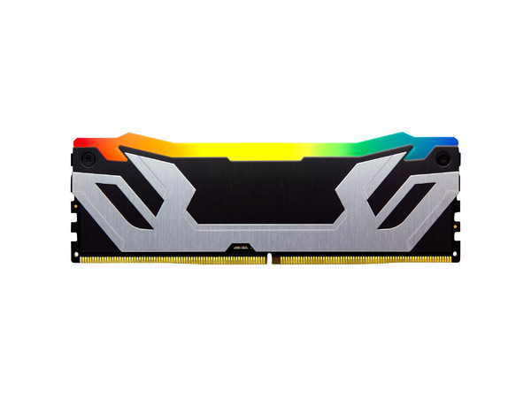 Memoria Kingston DDR5 24GB CL38 8000MT/s, Fury Renegade RGB, Silver, KF588CU42RSA-24.