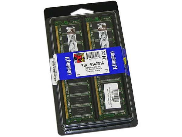 Memoria Kingston de 1G (2 Piezas) Modelo: KTA-G5400/1G