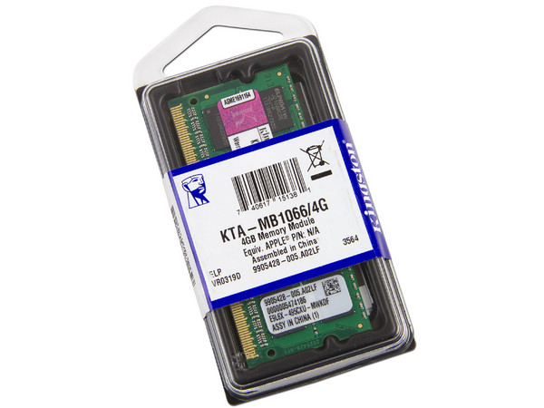 Memoria Kingston de 4GB, Modelo KTA-MB1066/4G