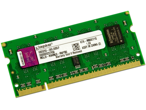 Memoria Kingston de 1GB, Modelo: KTA-MB667/1G (APPLE)   