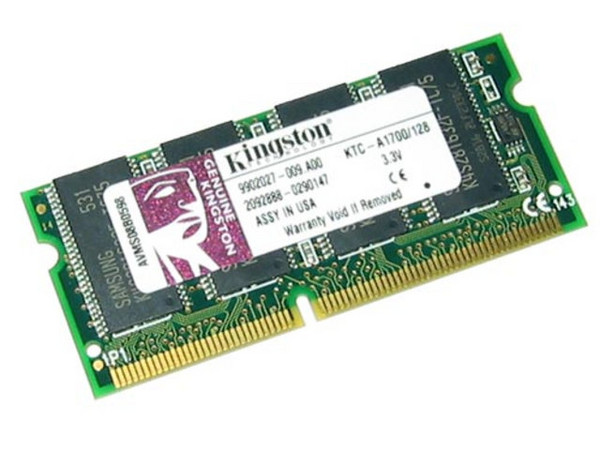 Memoria Kingston de 128MB, Modelo: KTC-A1700/128