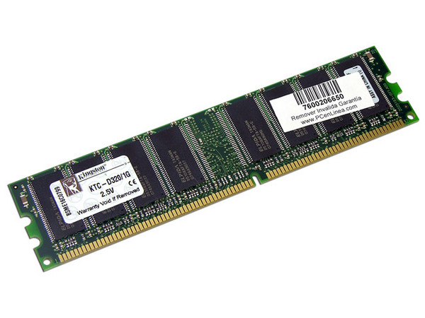 Memoria Kingston de 1GB, Modelo: KTC-D320/1G