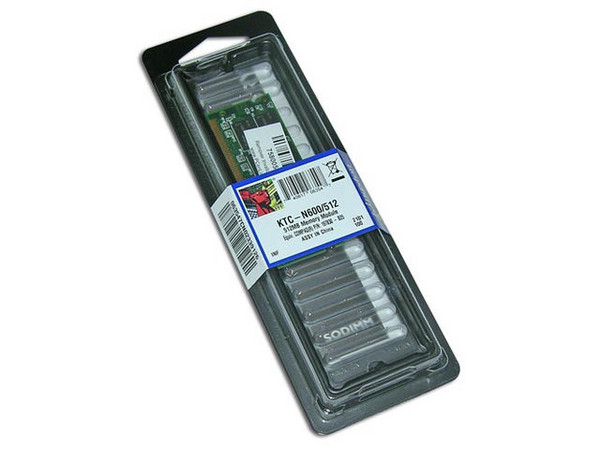Memoria Kingston de 512MB, Modelo: KTC-N600/512