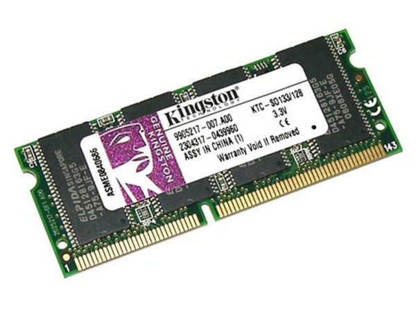 Memoria Kingston de 128MB, Modelo: KTC-SO133/128