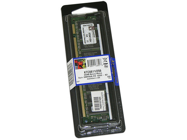 Memoria Kingston de 256MB, Modelo: KTC6611/256