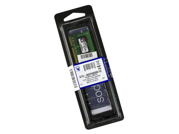 Memoria Kingston de 1GB, Modelo: KTD-INSP6000B/1G