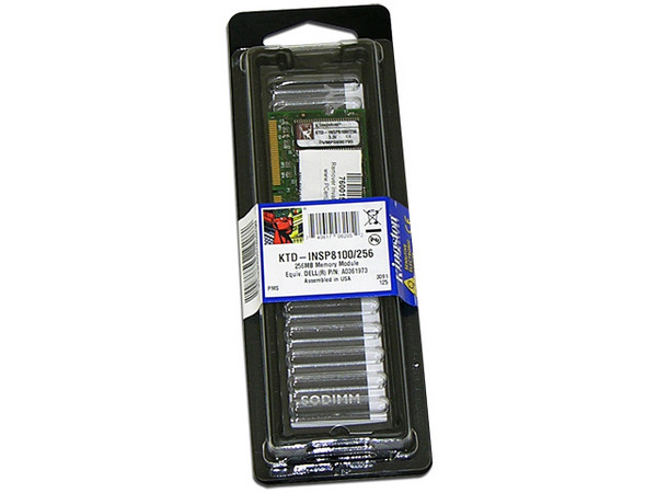 Memoria Kingston de 256MB, Modelo: KTD-INSP8100/256
