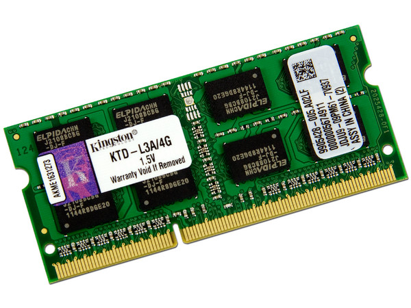 Memoria Kingston de 4GB, Modelo: KTD-L3A/4G