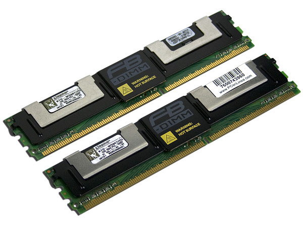 Memoria Kingston de 2GB (2 x 1GB), Modelo: KTD-WS667/2G