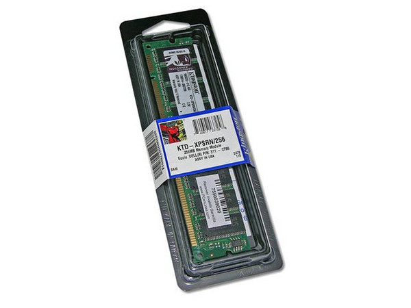 Memoria Kingston de 256MB, Modelo: KTD-XPSRN/256