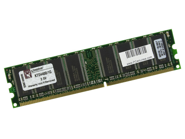 Memoria Kingston de 1GB, Modelo: KTD44OO1G