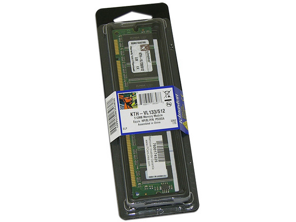 Memoria Kingston de 512MB, Modelo: KTH-VL133/512