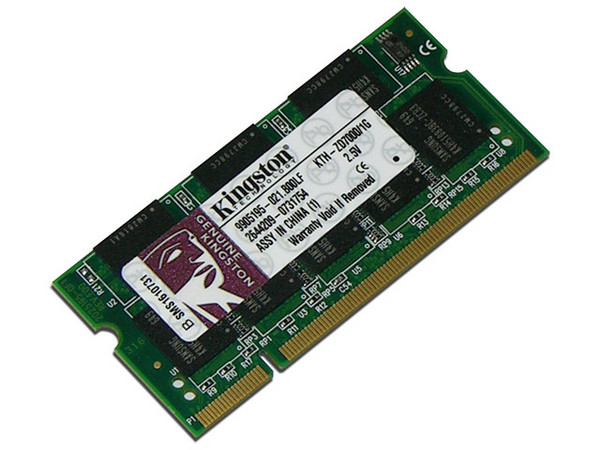 Memoria Kingston de 1GB, Modelo : KTH-ZD7000/1G