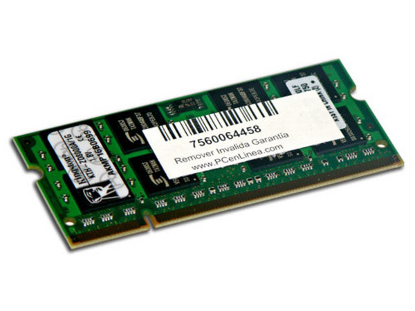 Memoria Kingston de 1GB, Modelo: KTH-ZD8000A/1G