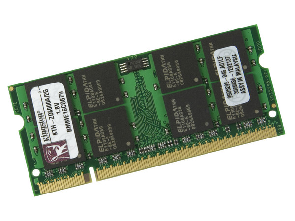 Memoria Kingston de 2GB, Modelo: KTH-ZD8000A/2G
