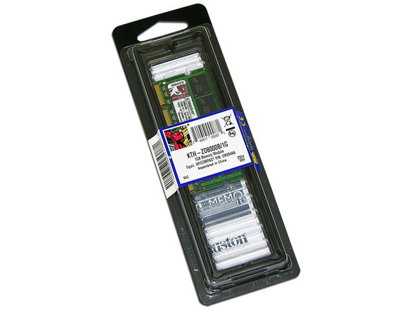 Memoria Kingston de 1GB, Modelo: KTH-ZD8000B/1G
