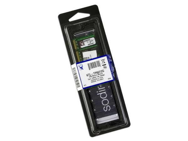 Memoria Kingston de 2GB, Modelo: KTL-TP667/2G