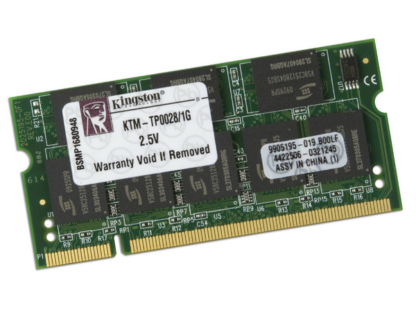 Memoria Kingston de 1GB, Modelo: KTM-TP0028/1G